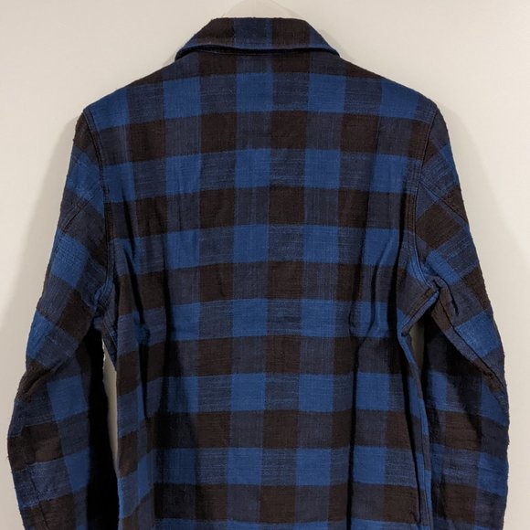 Naked & famous slubby buffalo check work shirt - Picture 3 of 7